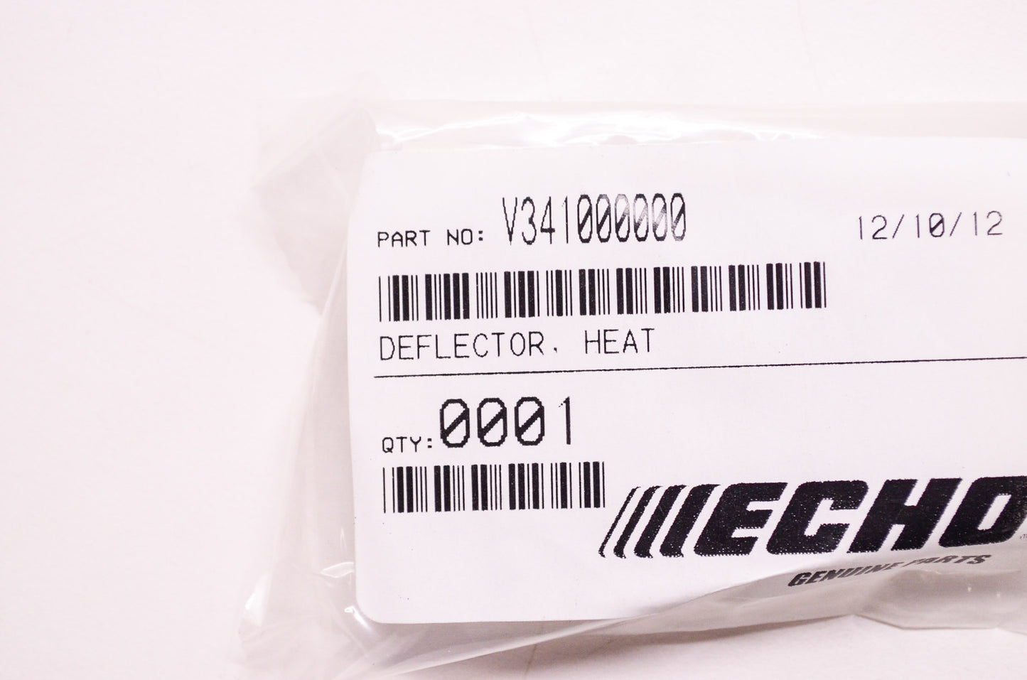 New OEM Echo Heat Deflector