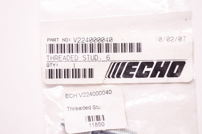 New OEM Echo Threaded Stud, 6 Qty 2
