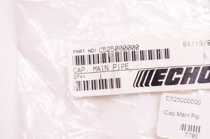 New OEM Echo Main Pipe Cap