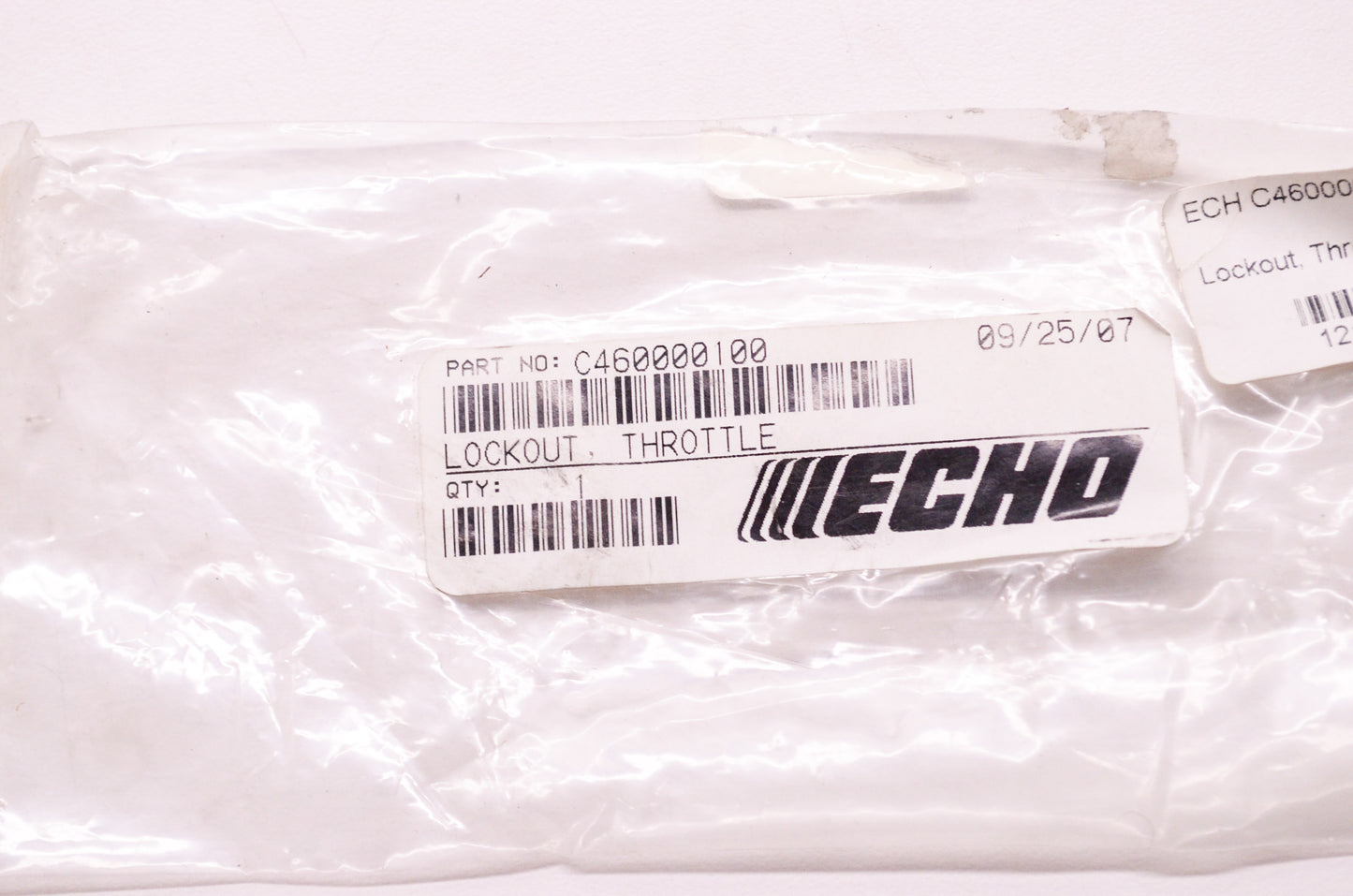 OEM Echo C460000100 Throttle Lockout NOS