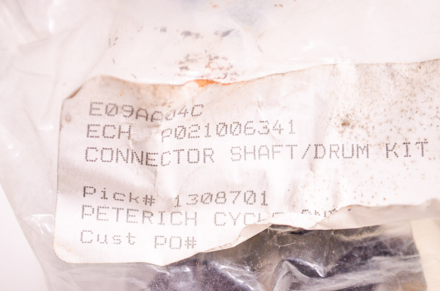 Connector Shaft Drum Kit NOS