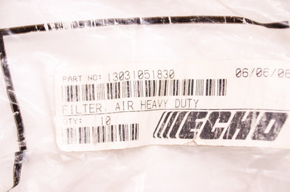 New OEM Echo Heavy Duty Air Filter