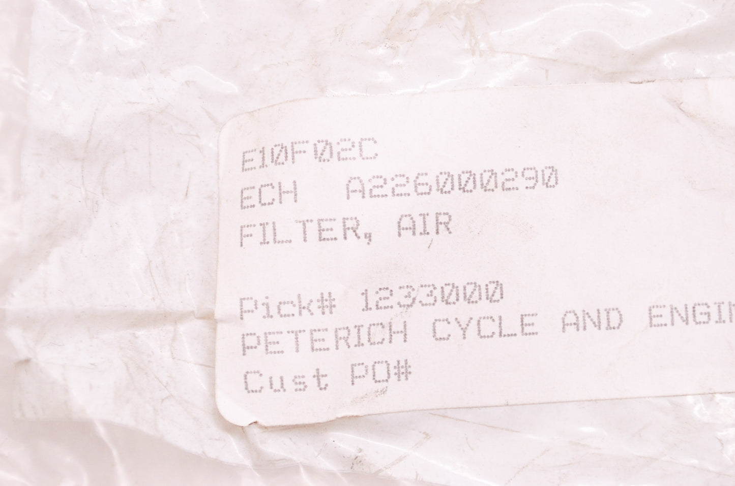 OEM Echo A226000290 Air Filter NOS