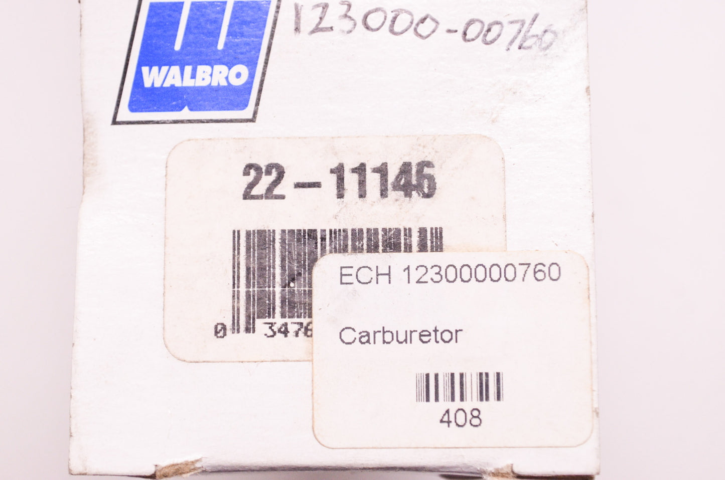 New OEM Echo Walbro Carburetor