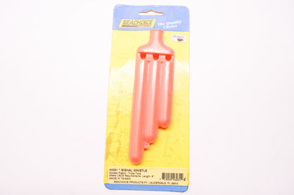 New Seachoice Products Plastic Signal Whistle Triple Tone NOS