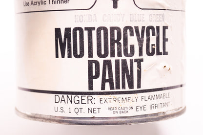 New Lubri-Tech Professional Grade Motorcycle Paint Honda Candy Blue Green 1 Qt N