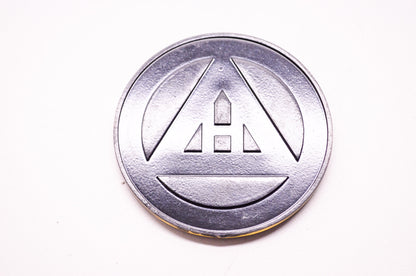 Tank Emblem Badge 2-1/2' Dia NOS