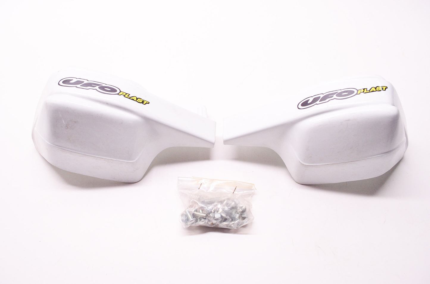 Plast White Enduro Handguard Kit NOS