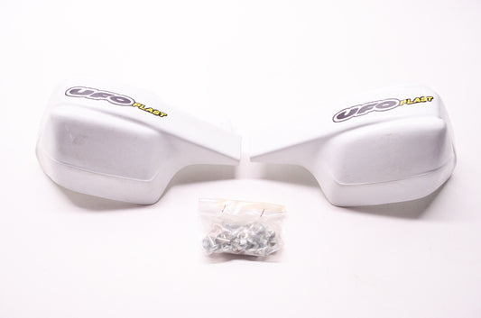Plast White Enduro Handguard Kit NOS