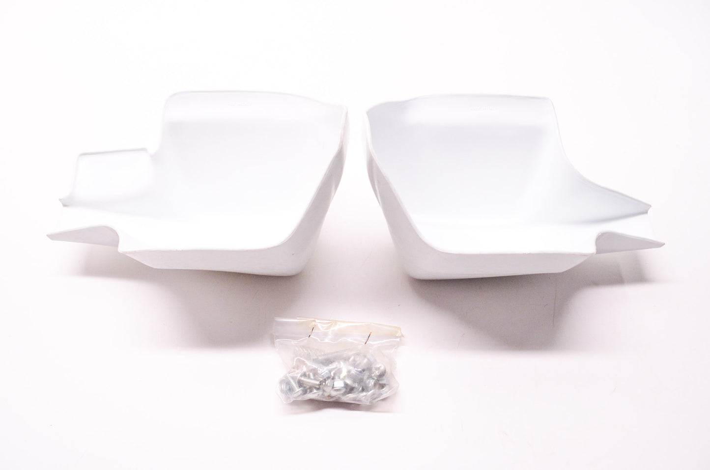 Plast White Enduro Handguard Kit NOS