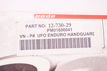 Plast White Enduro Handguard Kit NOS