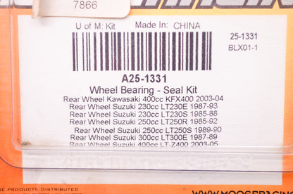 Rear Wheel Bearing & Seal Kit Kawasaki Suzuki NOS