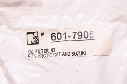 New N2 Performance Replacement Parts Spin On Oil Filter Arctic Cat Suzuki NOS