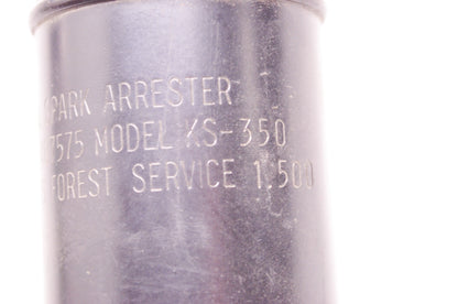 Spark Arrestor Assembly 1-1/8' Dia Inlet x 11-3/8' L NOS