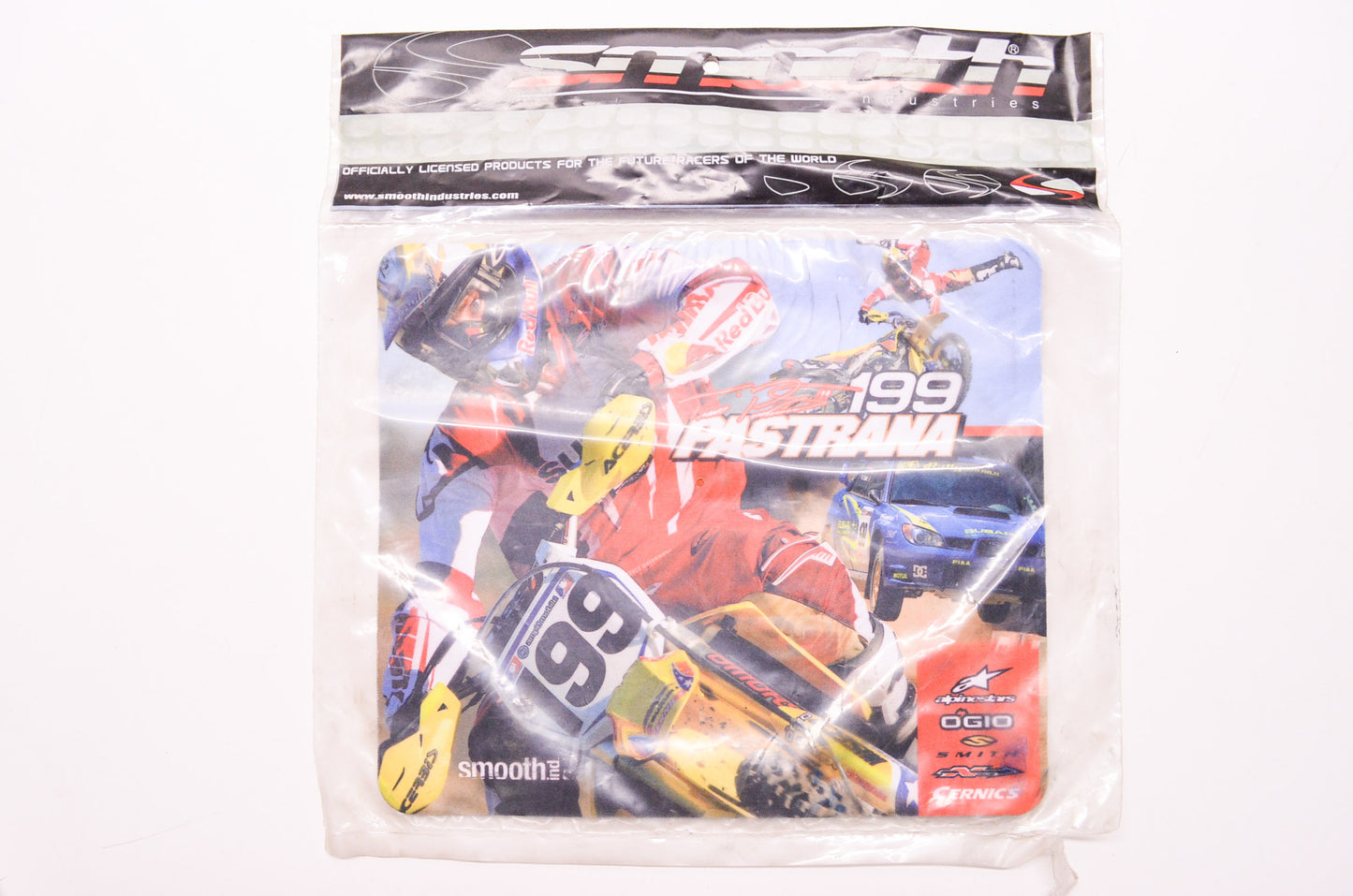 New Smooth Industries Travis Pastrana Signature Mouse Pad NOS