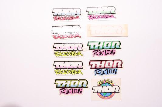 Racing 10 Assorted Decals Kit Qty 10 NOS