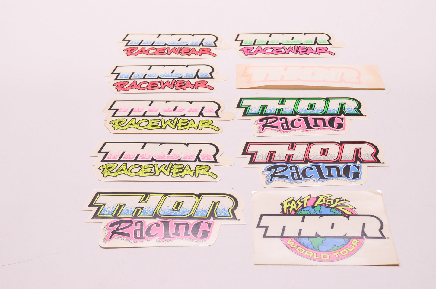 Racing 10 Assorted Decals Kit Qty 10 NOS