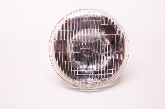 New GE High Low Beam 12V 3 Prong Base Round Headlight Lamp Bulb NOS