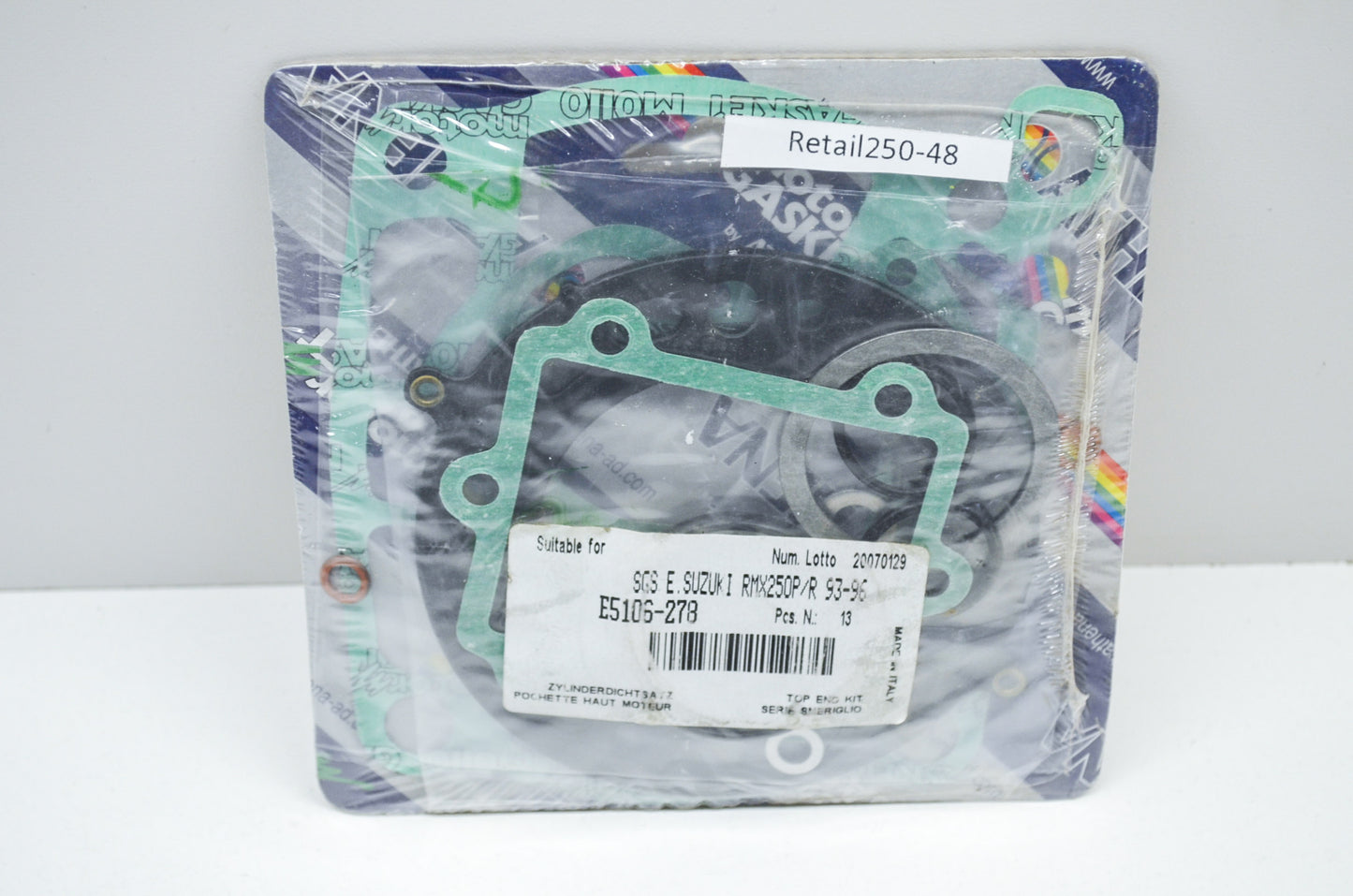 New Motor Gasket Top End Gasket Kit Suzuki 93-96 RMX250 NOS
