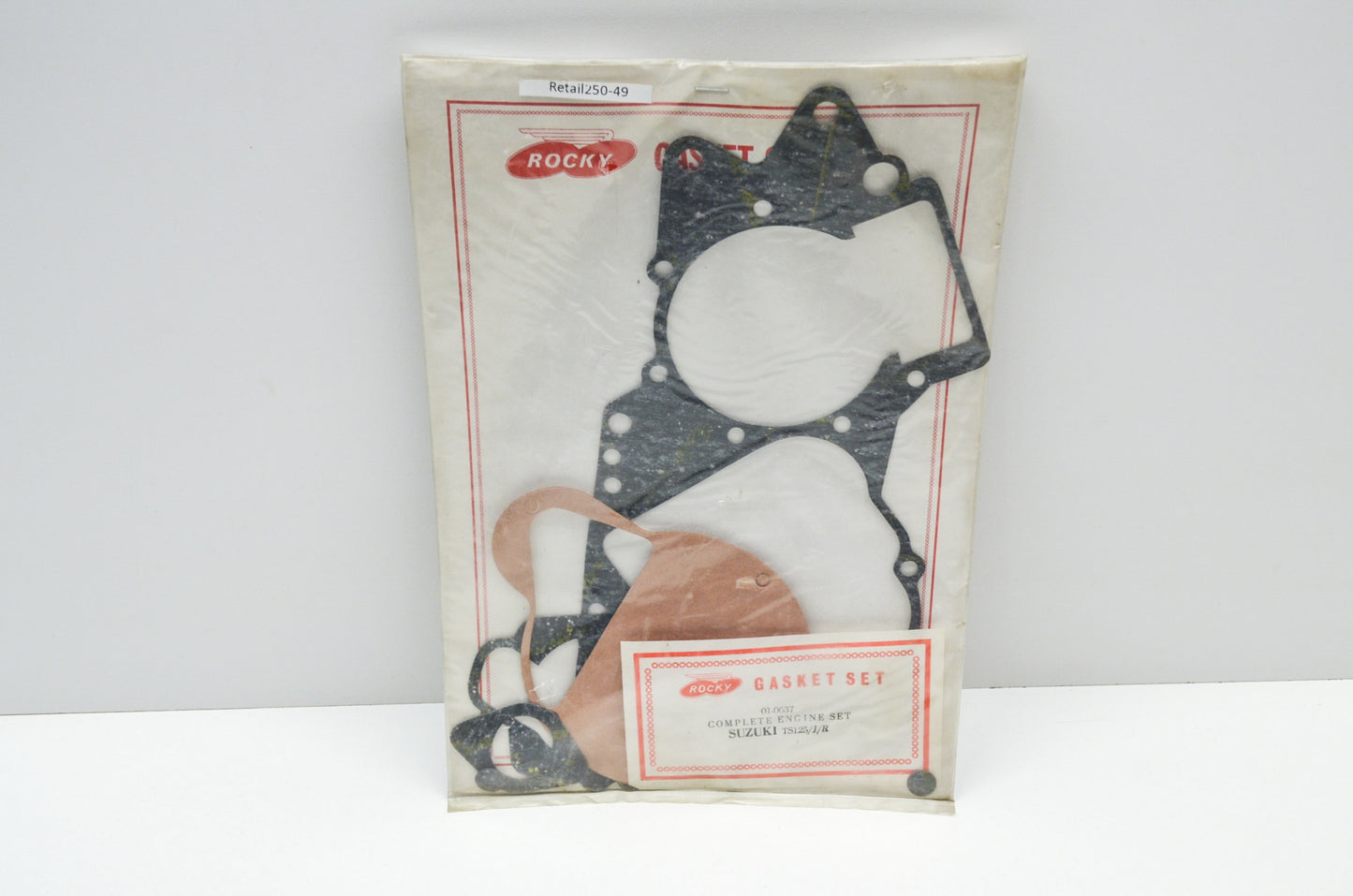 Complete Engine Gasket Set Missing Pieces Suzuki TS125/J/R NOS