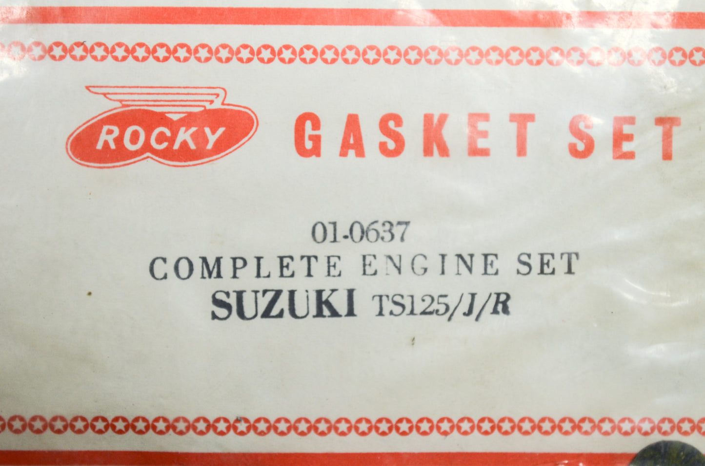 Complete Engine Gasket Set Missing Pieces Suzuki TS125/J/R NOS