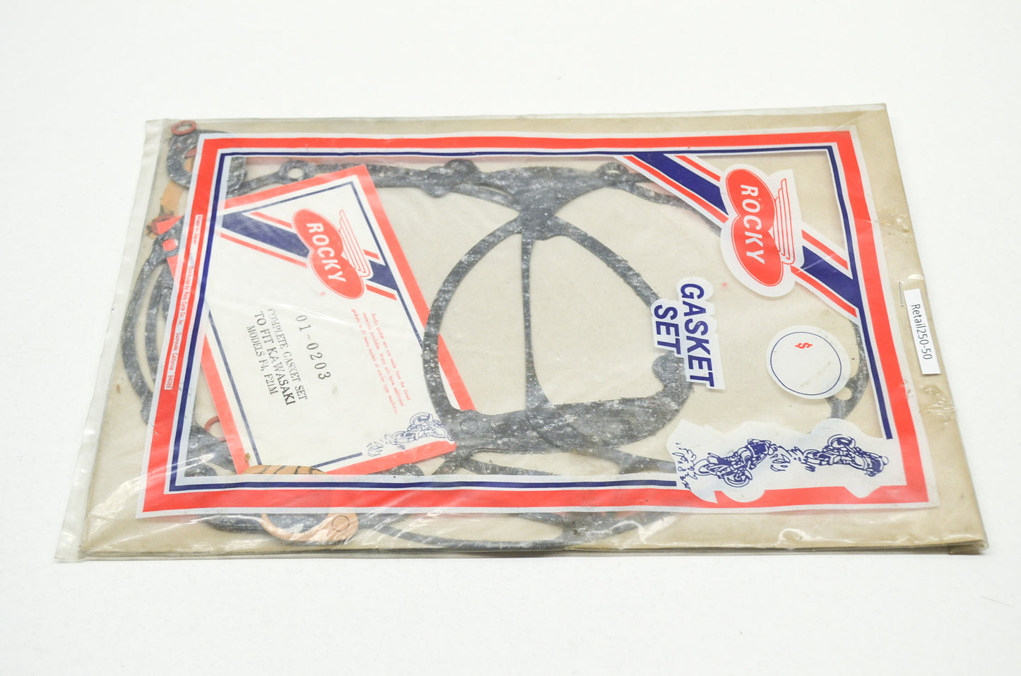 New Rocky Complete Gasket Set Kawasaki F4 F21M NOS