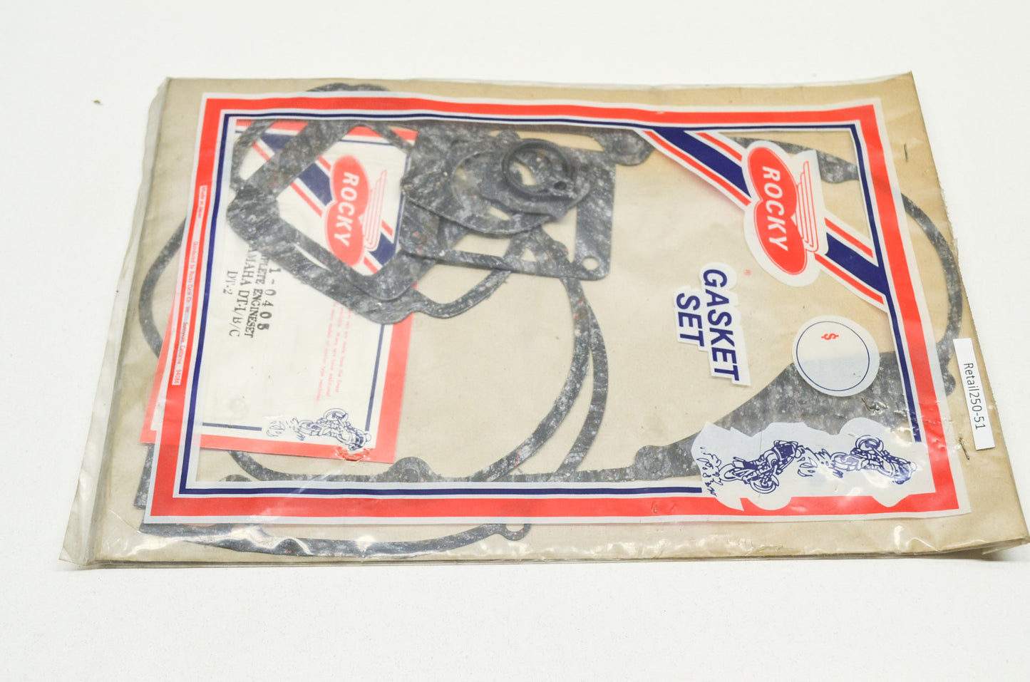 Rocky 01-0405 Complete Engine Gasket Kit Yamaha DT-1/B/C DT2 NOS