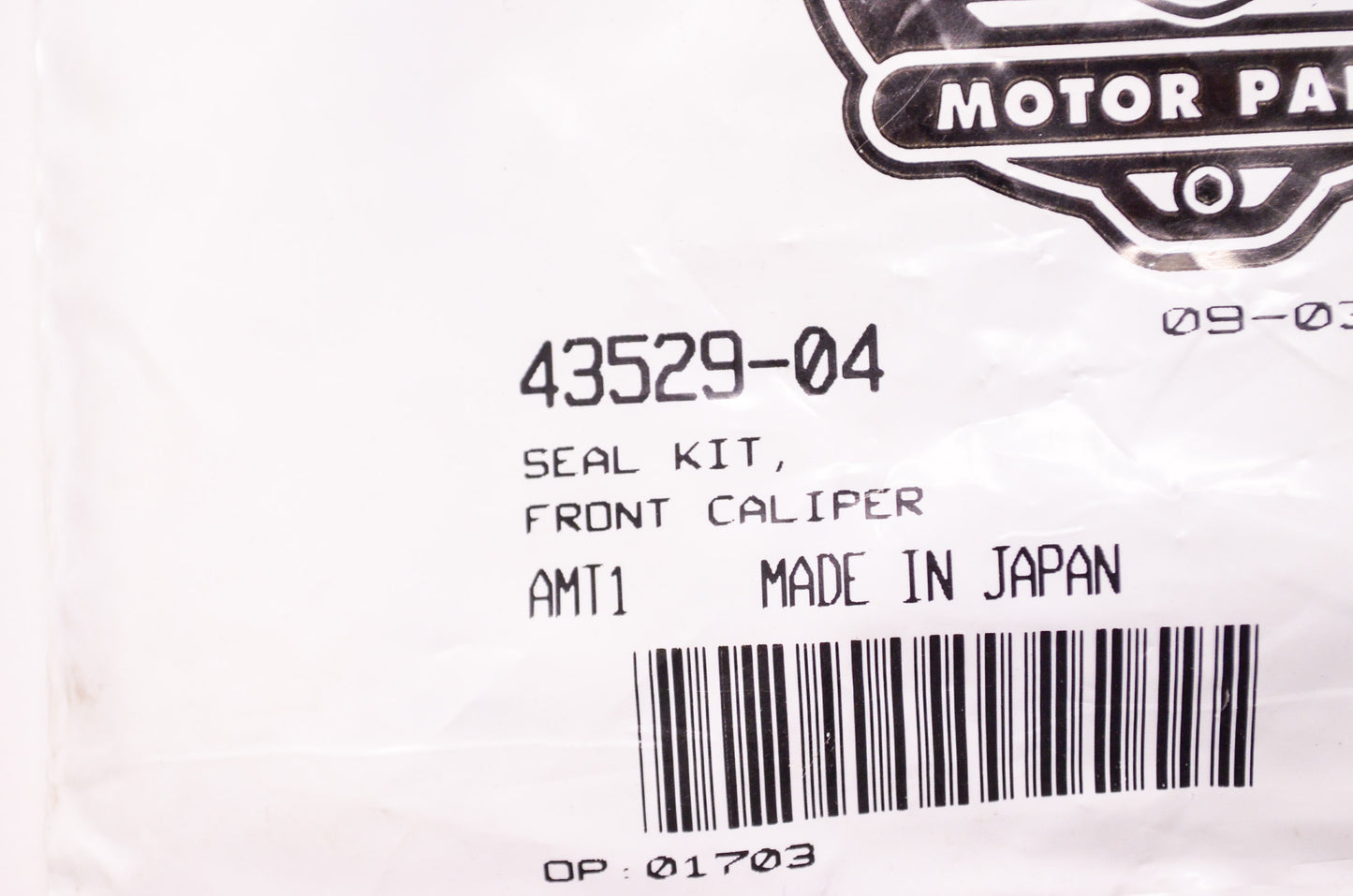 New Harley Davidson Front Caliper Seal Kit NOS