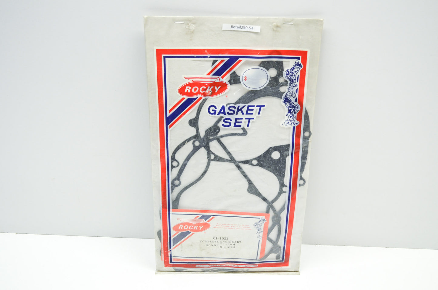 New Rocky Complete Engine Gasket Set Honda CR250M MT250 NOS
