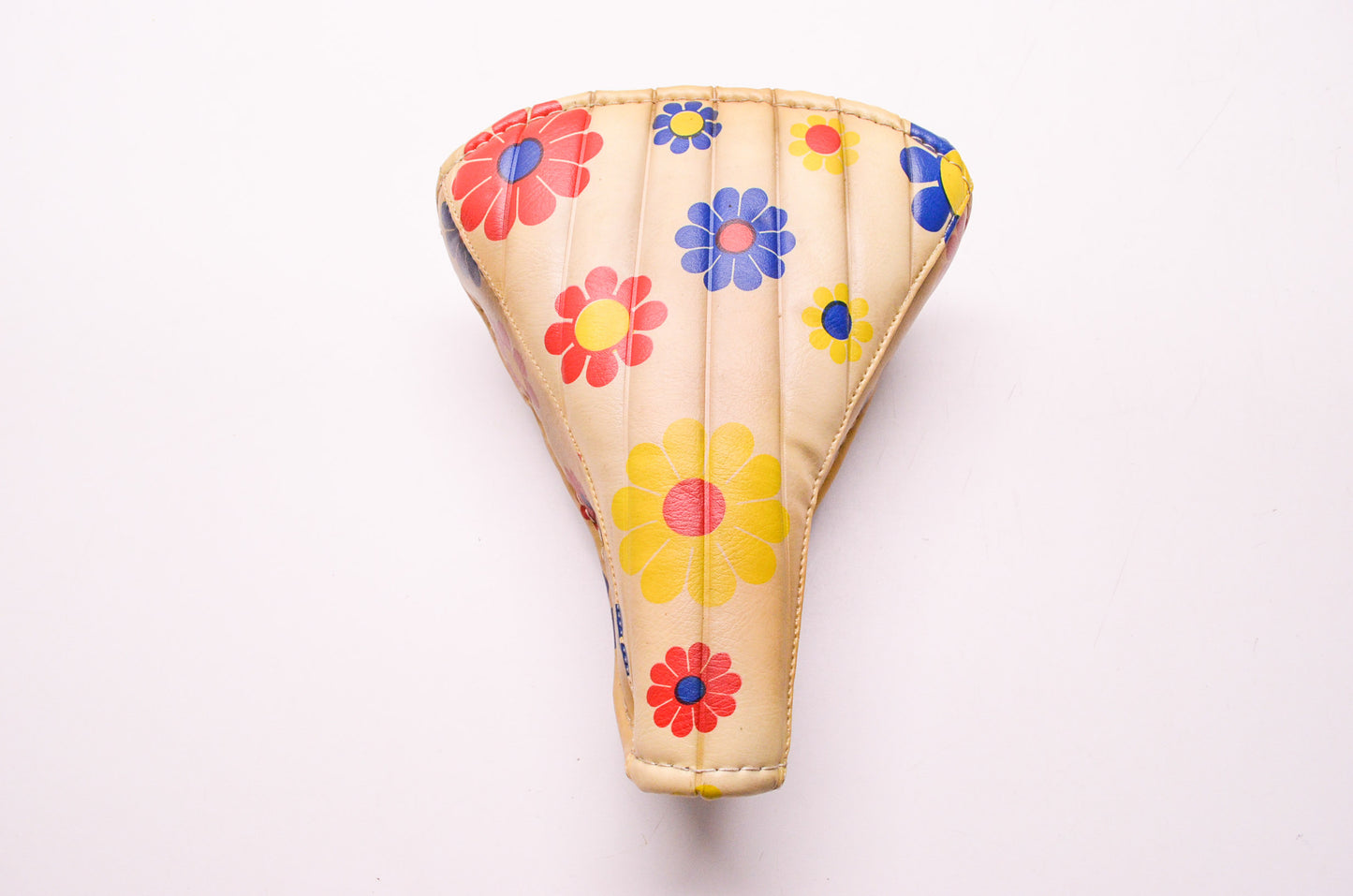 Vintage Flower Bicycle Seat Assembly 10-1/4' L x 8-1/4' W x 4' H NOS