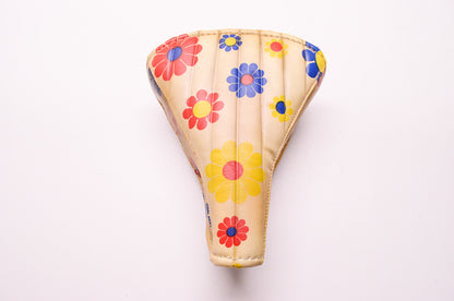 Vintage Flower Bicycle Seat Assembly 10-1/4' L x 8-1/4' W x 4' H NOS