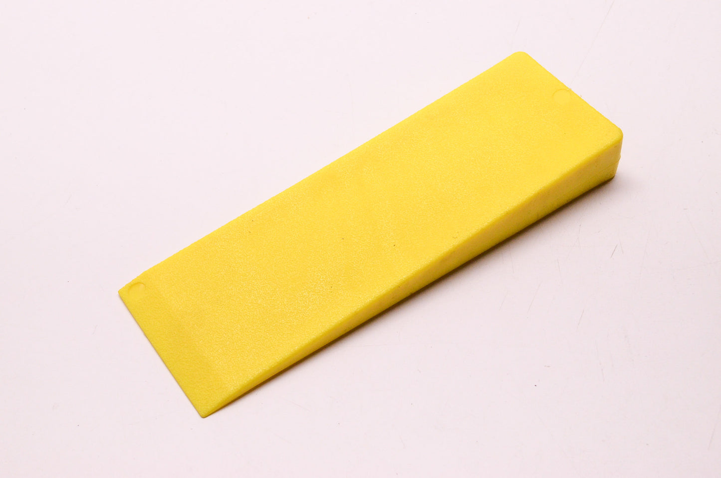 Yellow Plastic Double Taper Wedge 10' NOS
