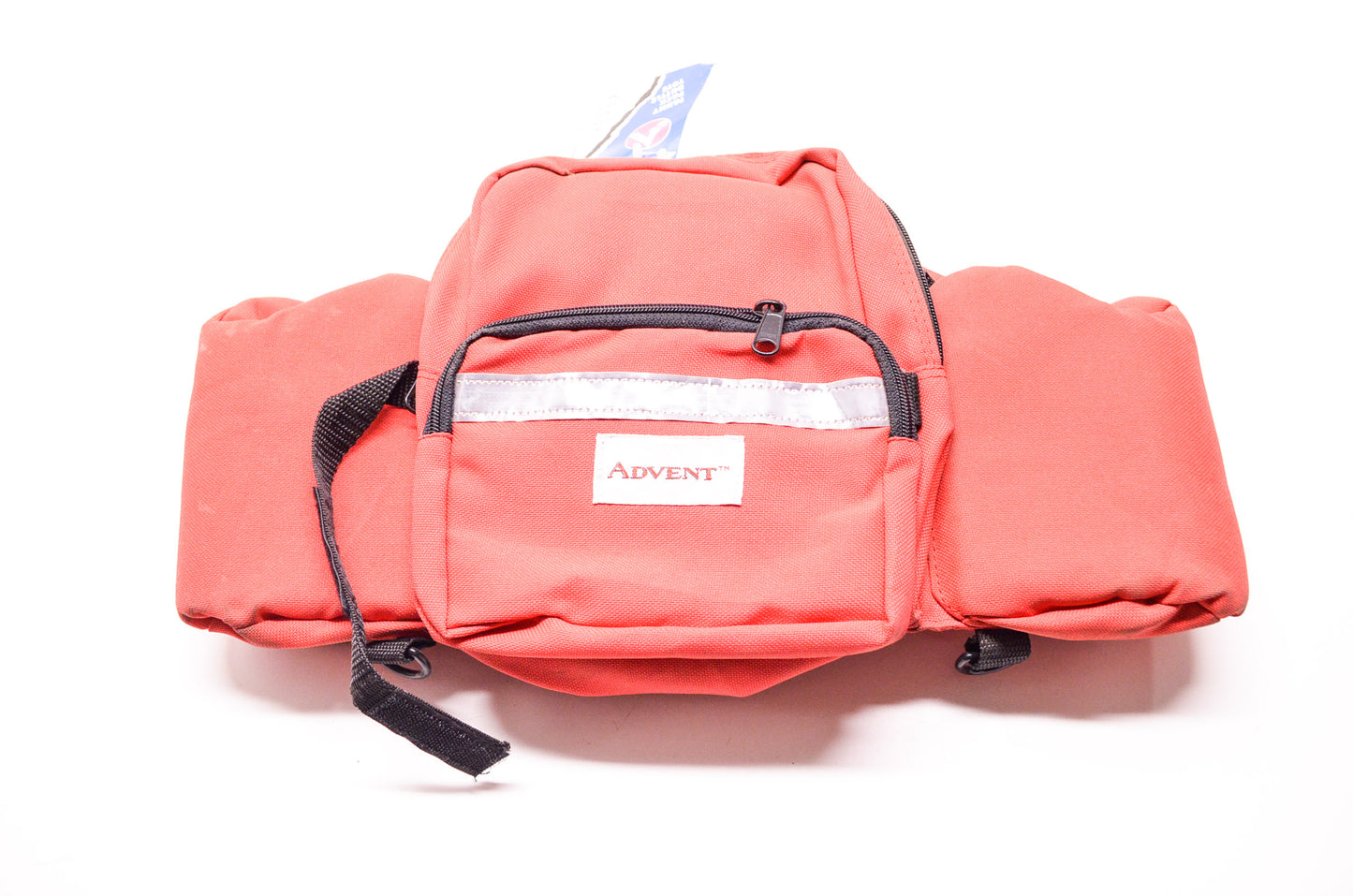 New Advent Red Fanny Pack Bottle Tote NOS