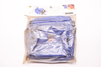 New Avenir Blue Nylon Bicycle Handlebar Pack Touring Bag 750 Cu In Capacity NOS
