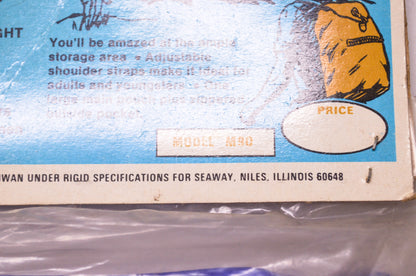 New Seaway Extra Large Capacity Blue Nylon Rucksack 23-1/2' x 17' x 13' NOS