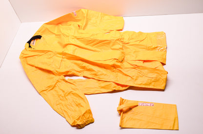 New Slipstreamer Inc Thunderwear Yellow Nylon All Weather Rain Suit Size L NOS