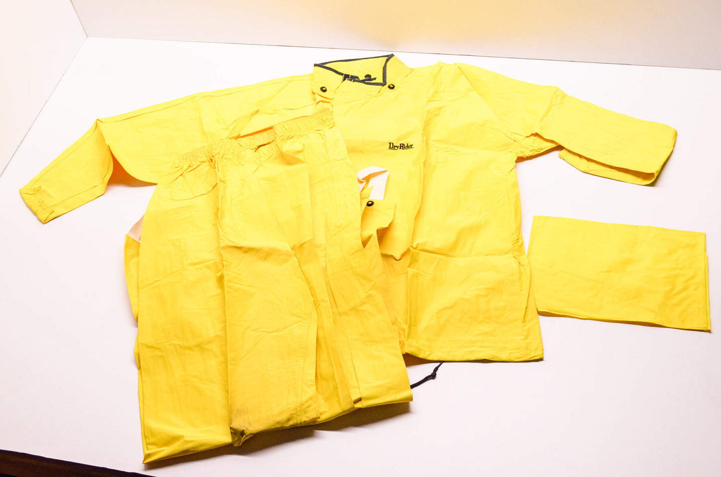 New Neese Dry Rider Yellow Foul Weather Gear Jacket & Pants Mens Size Small (Wom