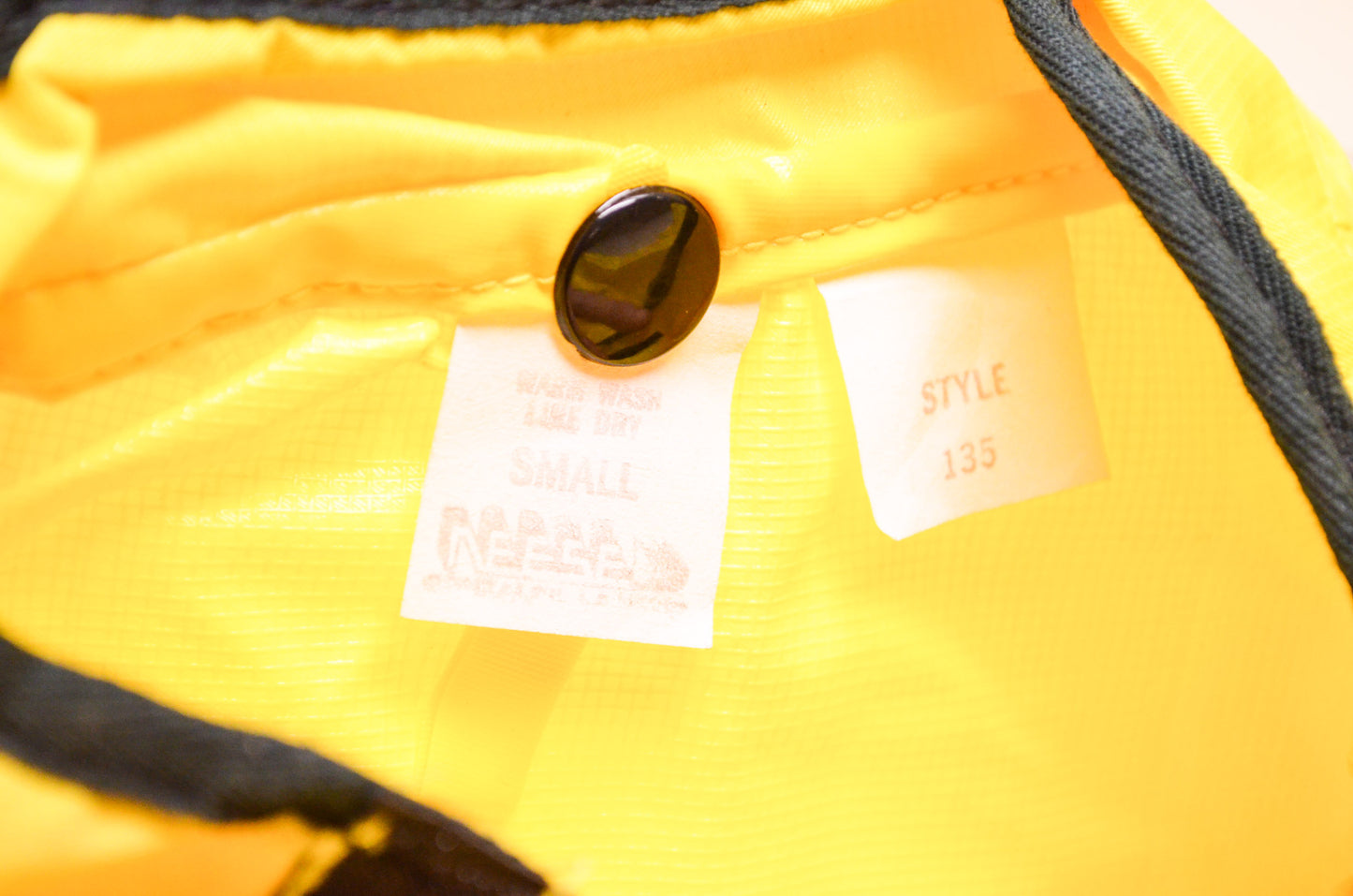 New Neese Dry Rider Yellow Foul Weather Gear Jacket & Pants Size Small NOS