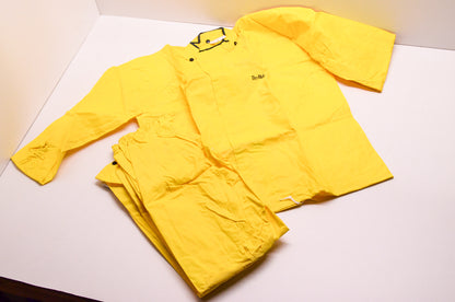 New Neese Dry Rider Yellow Foul Weather Gear Jacket & Pants Size Medium NOS