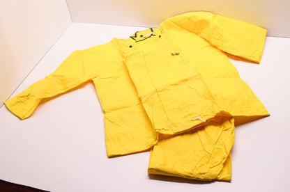 New Neese Dry Rider Yellow Foul Weather Gear Jacket & Pants Size Medium NOS