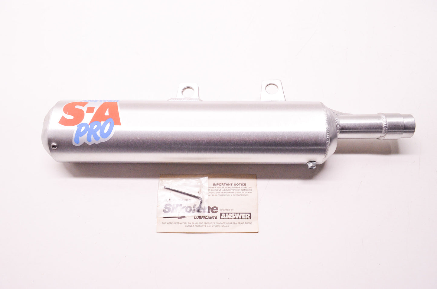 New Answer Racing S-A Pro Exhaust Muffler Silencer Assembly w/ Spark Arrestor NO