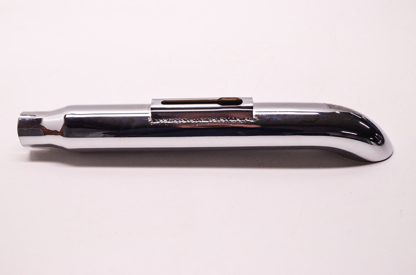 Generic Aftermarket Chrome Motorcycle Turn Down Slip On Muffler Exh