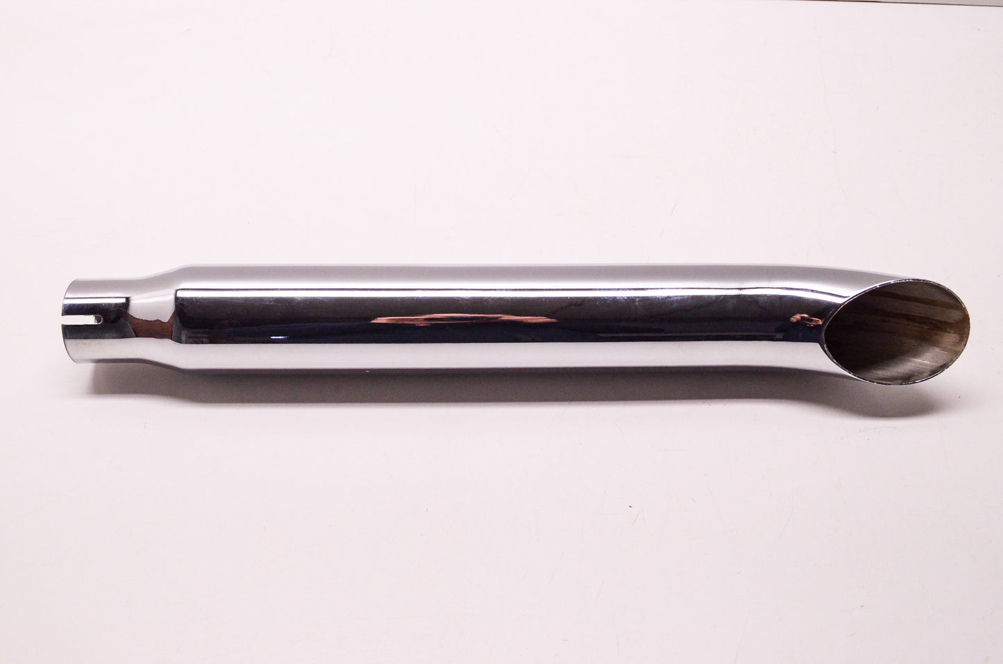 Generic Aftermarket Chrome Motorcycle Turn Down Slip On Muffler Exh