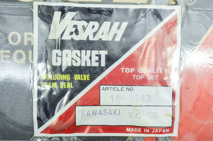 New Vesrah Top Gasket Set Kawasaki NOS