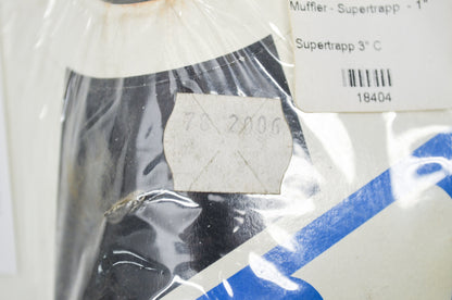 New Supertrapp Muffler 1' NOS