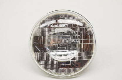 New Flanders 7' 12v 60/50w Seal Beam Headlight for Motorcycles NOS