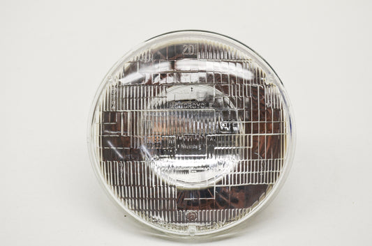 New Flanders 7' 12v 60/50w Seal Beam Headlight for Motorcycles NOS