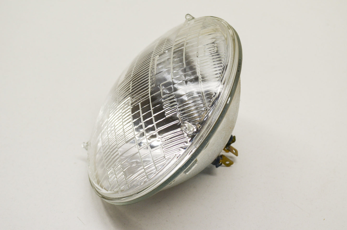 New Flanders 7' 12v 60/50w Seal Beam Headlight for Motorcycles NOS