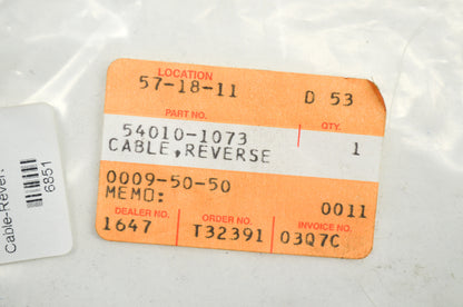 OEM Kawasaki 54010-1073 Reverse Cable NOS