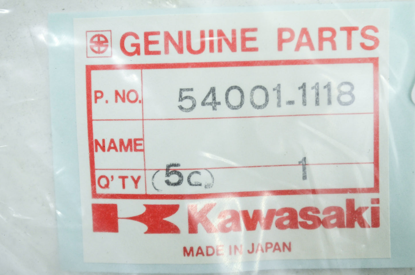 OEM Kawasaki 54001-1118 Speedometer Cable NOS